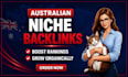 do australian backlink on high da australian guest blogs