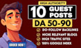 do general guest post on high da90 general backlinks
