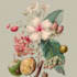 draw fineline botanical delicate flowers