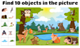 do create hidden object pictures and look find illustration