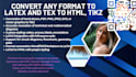 convert your diagrams and graphics into tikz latex code