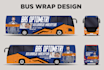create bus wrap design, vehicle wrap design, van wrap design, truck wrap design
