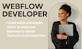 clone duplicate develop website to webflow webflow website design framer website
