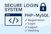 create a secure user login and registration system in PHP and mysql