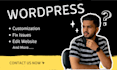 do wordpress edits, fixes, and customization