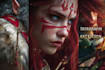 paint semi realistic fantasy art