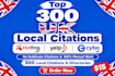 do 300 uk local citations and business directories