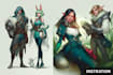 do character art, dnd, and game art