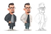 create cartoon character or avatar in vectors