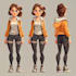 draw 2d game character design and animation