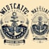 design high quality nautical logo with t shirt design