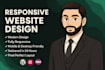 design wordpress elementor website or landing page
