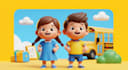 professional 2d 3d cartoon animation with custom character
