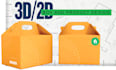 design 3d box, mailer box, box design, shipping box, bottels