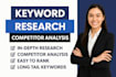 do keyword research and competitor analysis for better SEO results