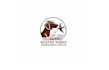 design rusted wires wire haired dog breeder logo
