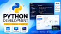 develop custom python web apps, desktop apps and scripts