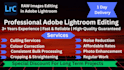 professionally cull and edit your raw photos in lightroom