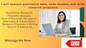 do qualitative research, thematic analysis, and nvivo coding
