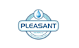 design modern pleasant pool service logo