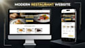 design a modern restaurant website with online ordering