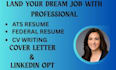 Create a standard resume ats resume - Create A Standard Resume Ats Resume Cover Letter And Linkedin Optimization 