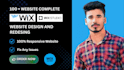 do modern website design, redesign, copy and clone using wix and wix studio