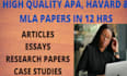 write quality research white papers and articles