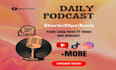 create shorts from your long podcast video editing