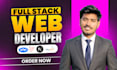 do website development as full stack PHP laravel and next js developer