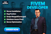 be your fivem developer for custom scripts, bug fixes, and server setup