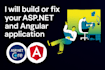 build or fix your asp dotnet core and angular application
