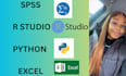 write a code in excel vba, r, python to automate tasks