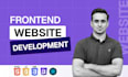 build website, website development, front end developer