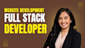 do full stack website development, front end, backend, full stack web developer