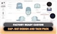design custom hat and cap with a detailed techpack