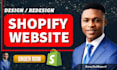 design or redesign a high converting shopify store for dropshipping or ecommerce