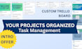 set up and organize your custom trello board