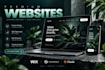 build a professional wix, squarespace or claude website