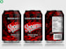 custom can label design, beverage packaging design