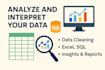 analyze and interpret your data using sql and excel
