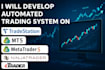 develop automated trading system on tradestation, mt5, ninjatrader, mt4, ctrader
