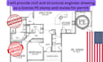 review stamp as license civil and structural engineer in iowa idaho ohio