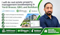 do real state property management bookkeeping in yardi breeze, qbo, and buildium