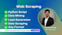 python web scraping, data scraping, and data mining, python script
