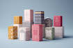 draw creative poly mailer, kraft box and packaging bag