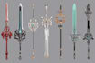 unique design your anime and game weapons