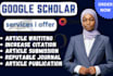 index your paper  and increase your google scholar citation