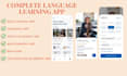 develop full adult learning app educational app kid learning app ai language app