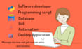 script java python bot c cpp sql database coding programming project developer